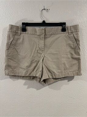 J. Crew Beige Cotton Chino Shorts